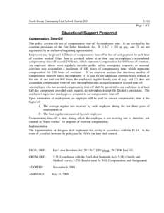 North Boone Community Unit School District[removed]:310 Page 1 of 1  Educational Support Personnel