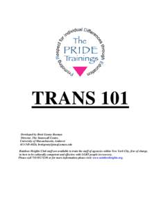 Frequently Asked Questions About Transgender