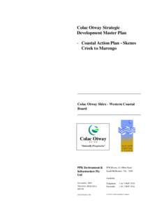 Colac Otway Strategic Development Master Plan - Coastal Action Plan - Skenes Creek to Marengo  Colac Otway Shire - Western Coastal