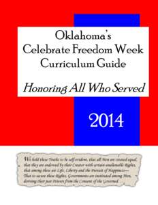 Celebrate Freedom Week Curriculum Guide