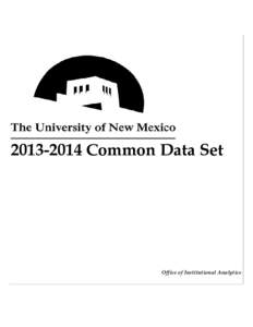 Common Data Set  Office of Institutional Analytics Common Data Set