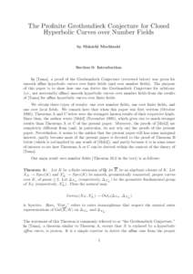 The Profinite Grothendieck Conjecture for Closed Hyperbolic Curves over Number Fields.pdf