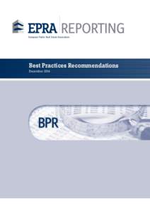 REPORTING  European Public Real Estate Association Best Practices Recommendations December 2014