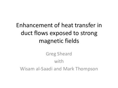 Enhancement of heat transfer in duct flows exposed to strong magnetic fields