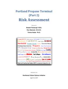 NWCSI Portland Propane Terminal (Part 2): Risk Assessment