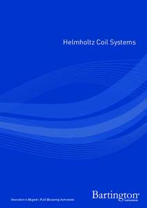 Helmholtz Coil Systems  Innovation in Magnetic Field Measuring Instruments Helmholtz Coil Systems