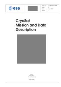 Space / CryoSat / Rokot / Envisat / Launch and Early Orbit Phase / Satellite / UR-100N / CryoSat-1 / European Space Agency / Spaceflight / Space technology