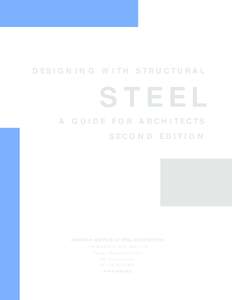 DESIGNING WITH STRUCTURAL  STEEL A GUIDE FOR ARCHITECTS SECOND EDITION