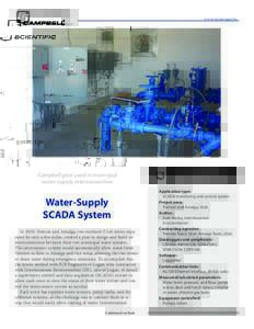 AP No. 064: Utah Water-Supply SCADA  Campbell gear used in municipal water-supply interconnection  Water-Supply