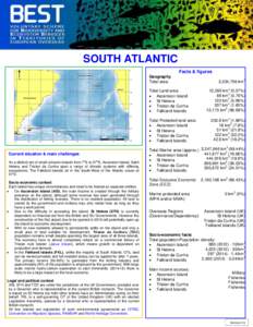 SOUTH ATLANTIC Facts & figures Geography Total area: Total Land area:  Ascension Island