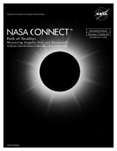 National Aeronautics and Space Administration  Educational Product Educators  Pa t h o f To t a l i t y :