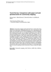 Microsoft Word - b2_Touch Survey_ Comparison with paper and web questionnaires for community mapping.doc