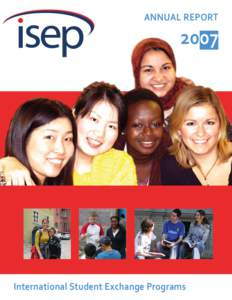 ANNUAL REPORT[removed]International Student Exchange Programs