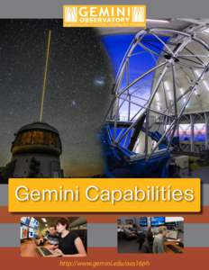 Telescopes / Gemini Observatory / Astronomical instruments / Gemini Planet Imager / Spectrograph / Integral field spectrograph / Infrared / Spectral resolution / NASA Infrared Telescope Facility / NIRSpec