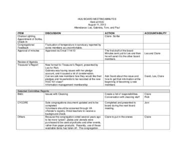 Microsoft Word - HUU Board Minutes of Augustfinal