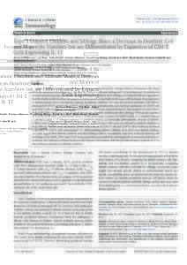 Wilkinson et al., J Clin Cell Immunol 2011, S2 http://dx.doi.org9899.S2-001 Clinical & Cellular  Immunology
