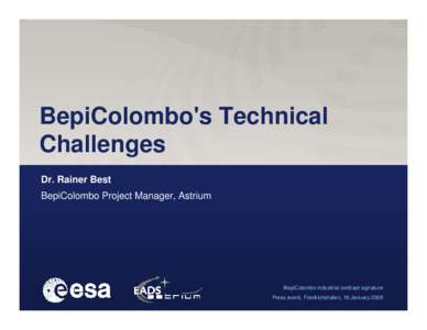Microsoft PowerPoint - BepiColombo's Technical Challenges_Best_rev3