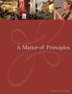 A Matter of Principles  including the ArtsQuest 2005 Annual Report A Matter of Principles