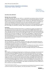 Advies ACAS zaak [verzoekerAdviescommissie afgesloten strafzaken PostbusEH Den Haag Bezoekadres: Lange Voorhout 7