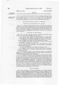 PUBLIC LAW 941»AUG. 3, 1956  Public Law 941 Augusta, 1956 [S. 3430]