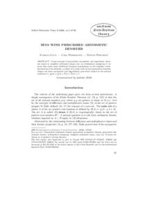 Uniform Distribution Theory[removed]), no.2, 67–80  uniform distribution theory