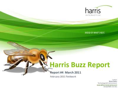 Harris Interactive Buzz Report Wave 4 - March 2011