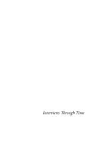 Interviews Through Time  Also by Roy Fisher Poetry  The Ship’s Orchestra (Fulcrum Press), 1966