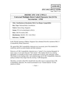 Microsoft Word - N2530 - CJK Compatibility.doc