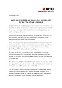 Microsoft Word - JATO & Better.be - Joint release - FINAL.doc