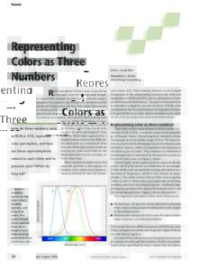 Tutorial  Representing Colors as Three Numbers