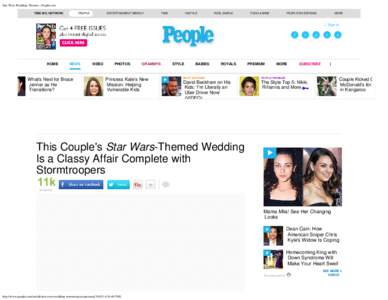 Star Wars Wedding: Pictures : People.com