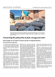 The Business Times - Food, energy and water