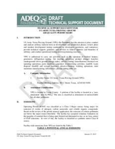 TECHNICAL SUPPORT DOCUMENT