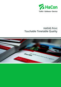 HAFAS Print Touchable Timetable Quality 1  HAFAS Print