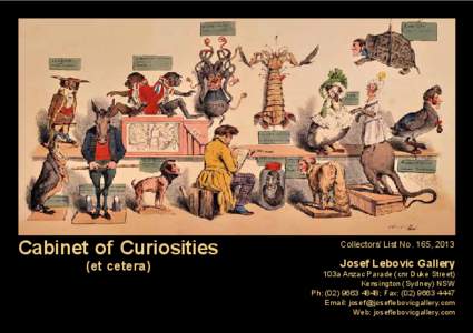 Cabinet of Curiosities (et cetera)