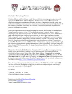Microsoft Word - White House Fellows Letter.doc