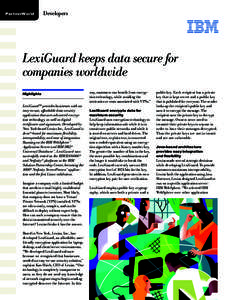 PartnerWorld  Developers LexiGuard keeps data secure for companies worldwide