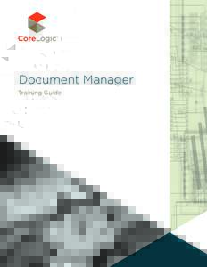 Document Manager Training Guide Document Manager Training Guide g