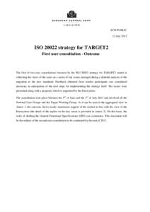 Microsoft Word - Outcome of the ISO[removed]first user consultation.doc
