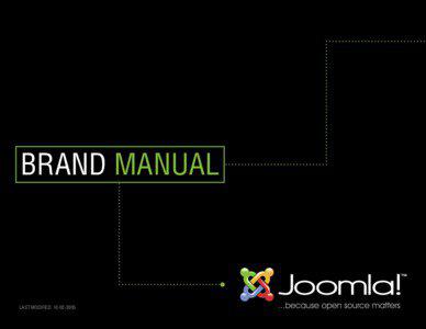 BRAND MANUAL  LAST MODIFIED: [removed]