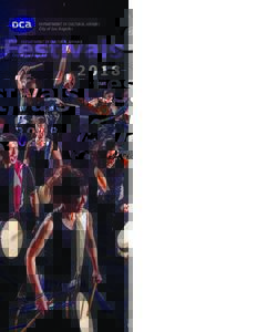 DEPARTMENT OF CULTURAL AFFAIRS  City of Los Angeles Festivals 2018