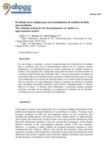 Madrid, 2016  El método de la entalpía para la termodinámica de modelos de hielo poco profundo. The enthalpy method for the thermodynamics of shallow ice approximation models.