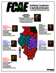 www.agriculturaleducation.org MAIN OFFICE FCAE Coordinator Jay Runner  200 South Fredrick • Rantoul, IL 61866