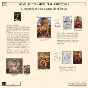ORÍGENES DE LA GEOMETRÍA PROYECTIVA  Hexagrama LAS EQUILIBRADAS COMPOSICIONES DE RAFAEL