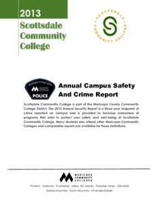 2013 Scottsdale Community College  Annual Campus Safety
