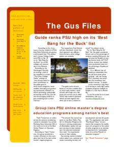 www.pittstate.eduPITT The Gus Files  Special
