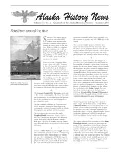Volume 33, No. 2  Quarterly of the Alaska Historical Society Summer 2005