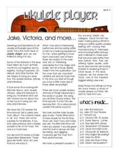 issue 4  the low-end, starter uke category. Oscar Scmidt has been making serious efforts to bring you better quality ukuleles