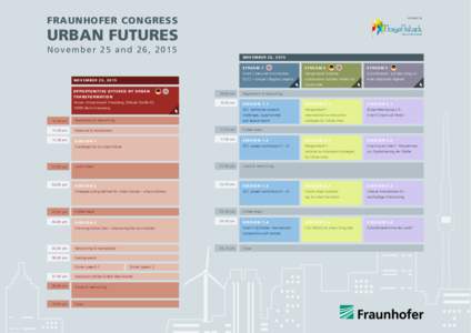 Fraunhofer Congress  initiated by Urban Futures