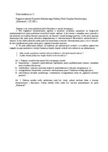 Tekst źródłowy nr 51 Fragment odezwy Komitetu Robotniczego Polskiej Partii Socjalno-Rewolucyjnej „Proletariat